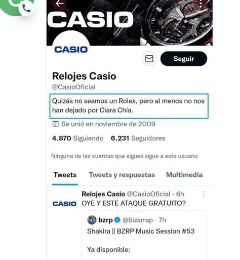 shakira on twitter|casio shakira twitter.